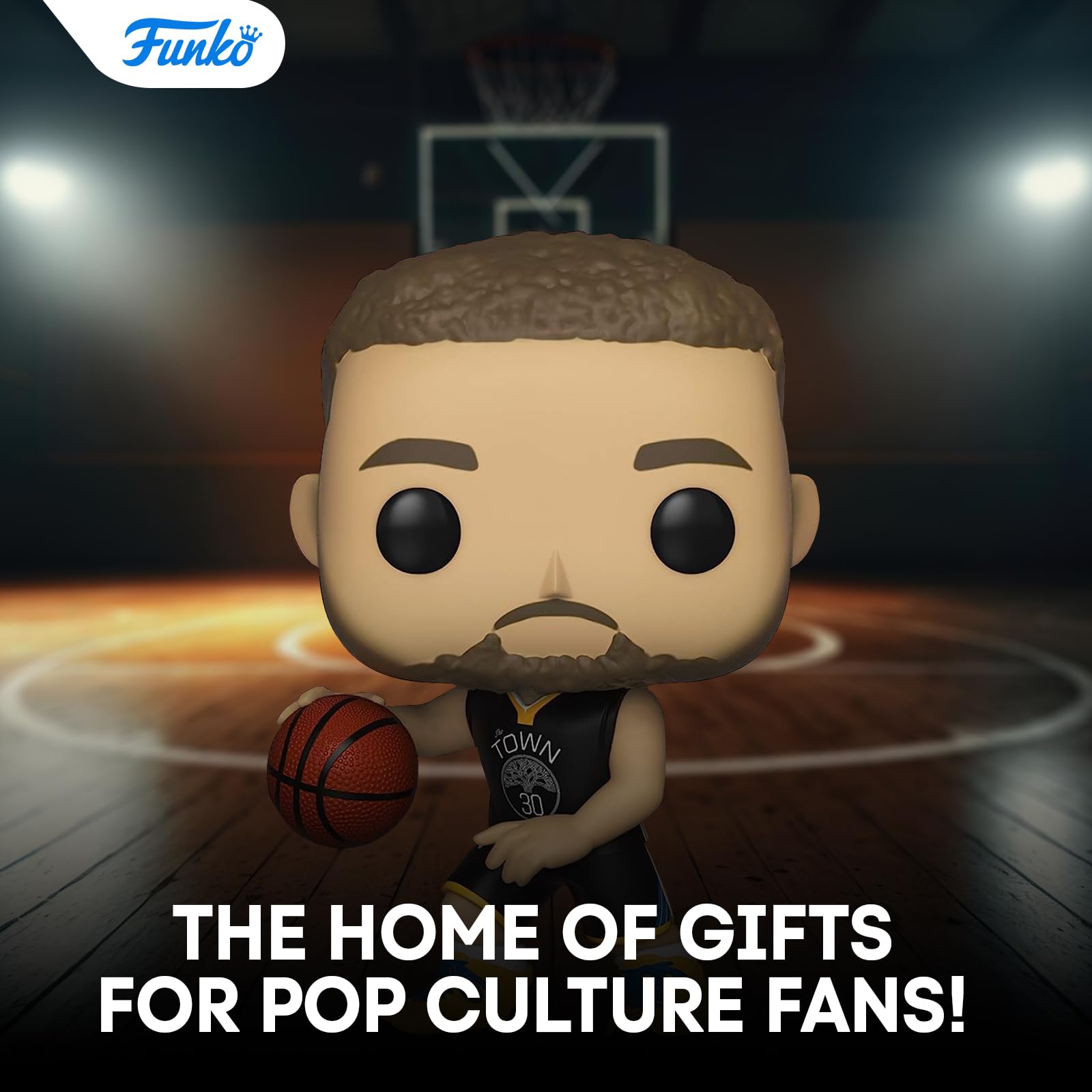 Funko Stephen Curry [Warriors]: NBA x POP! Sports Vinyl Figure & 1